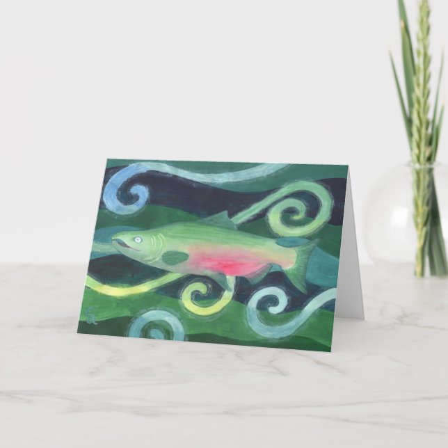 Chinook Salmon Card (Front)