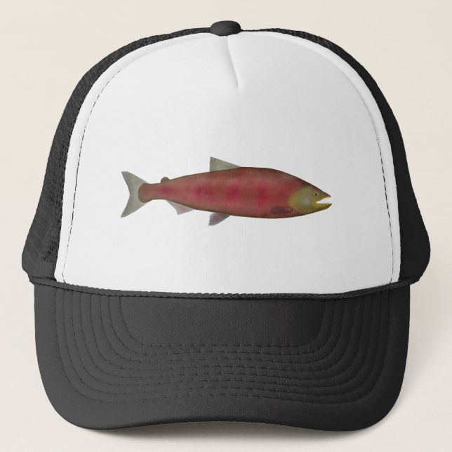 Chinook Salmon - Spawn Phase Trucker Hat (Front)