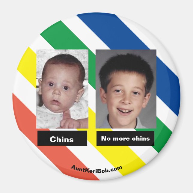 Chins Chase Refrigerator Magnet (Front)