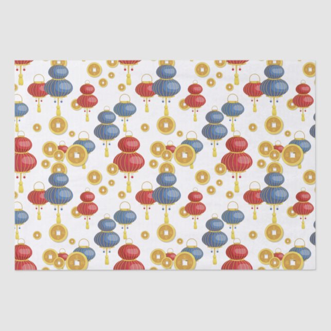 Chinses Happy New Year  Tissue Paper (Front)