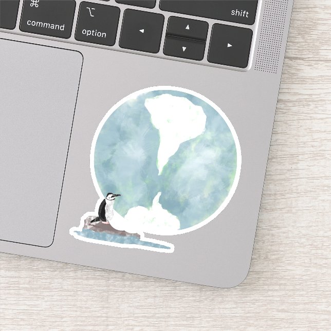 Chinstrap Penguin Dreams of Icy Earth (Detail)