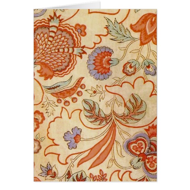 Chintz Paisley Antique Floral Pattern (Front)