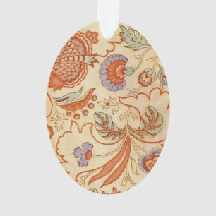 Chintz Paisley Antique Floral Pattern Ornament