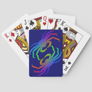 Chionoecetes Opilio Crab Silhouette Playing Cards