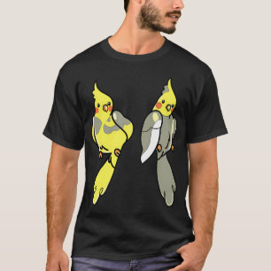 Chip and Fish the Cockatiel Brothers (Cute) T-Shirt