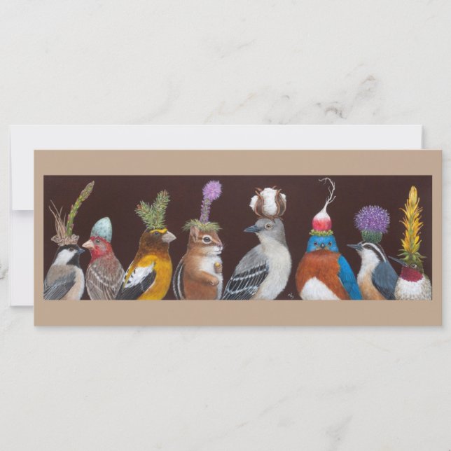 Chip and the party snacks flat card (Front)