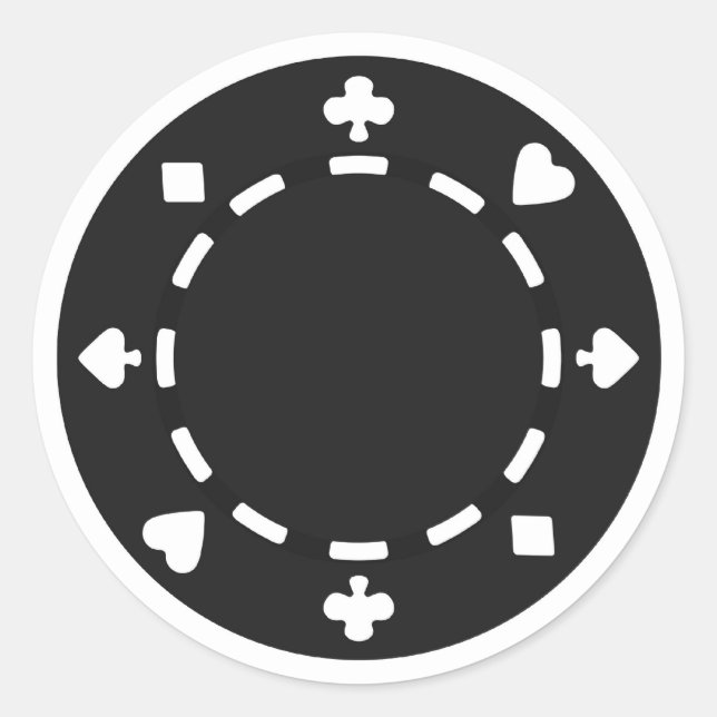 chip classic round sticker (Front)