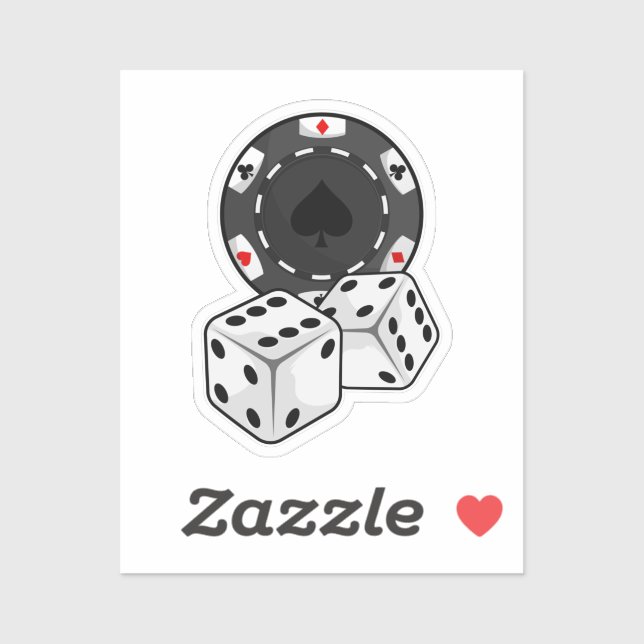 Chip & Dice for Poker (Sheet)