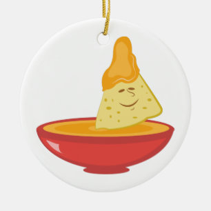 Chip & Dip Ceramic Tree Decoration