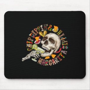 Chip Dippin Margarita Sippin Shirt Funny Skull Ske Mouse Mat