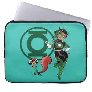 Chip & Green Lantern Laptop Sleeve