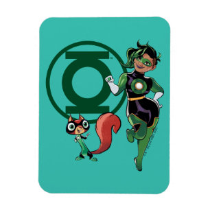 Chip & Green Lantern Magnet