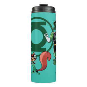 Chip & Green Lantern Thermal Tumbler