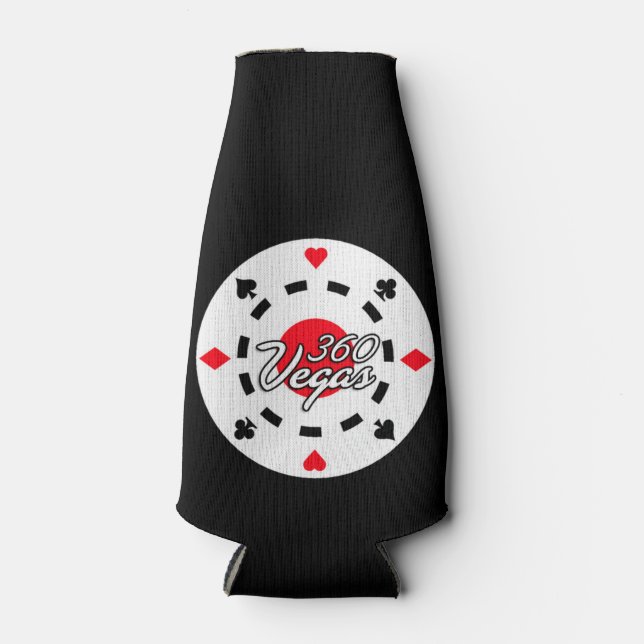 Chip Logo Bottle Bottle Cooler (Front)