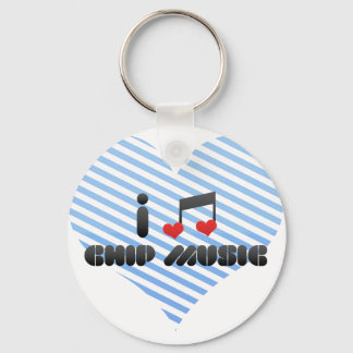 Chip Music fan Key Ring