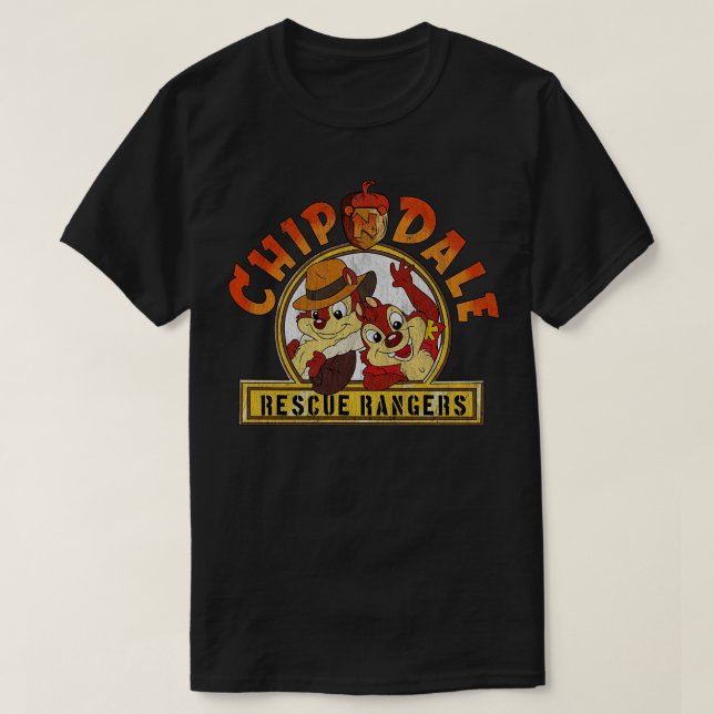 Chip n Dale Vintage T-Shirt (Design Front)
