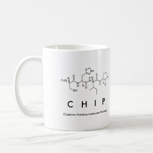 Chip peptide name mug