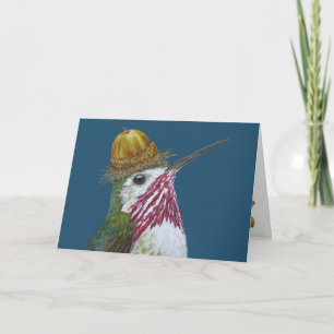 Chip the hummingbird card