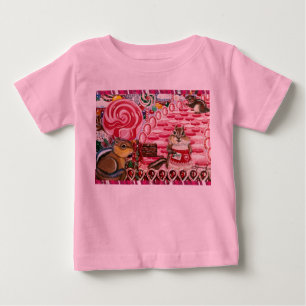 "Chip Visits Ms. Elizabeth's Peppermint World! Baby T-Shirt