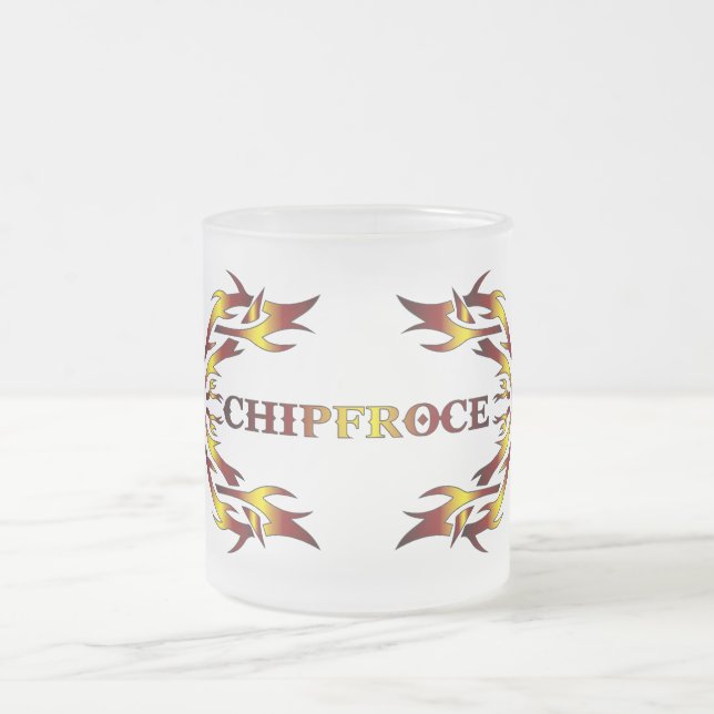 ChipFroce Glass Mug (Center)