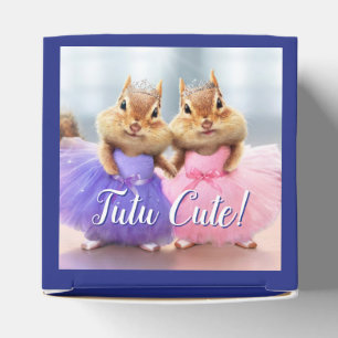 Chipmunk Ballerina Duo Favour Box