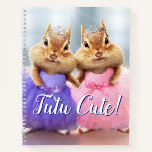 Chipmunk Ballerina Duo Notebook