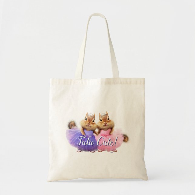Chipmunk Ballerina Duo Tote Bag (Front)