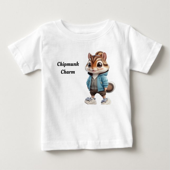 Chipmunk Charm Baby T-Shirt (Front)