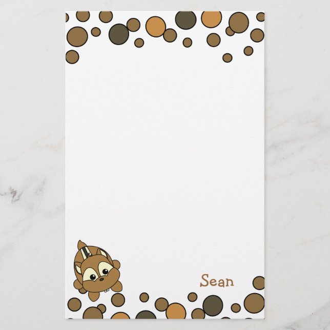 Chipmunk Cutie Stationery (Front)