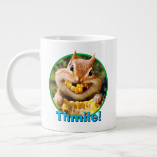 Chipmunk Eating Corn Large Coffee Mug