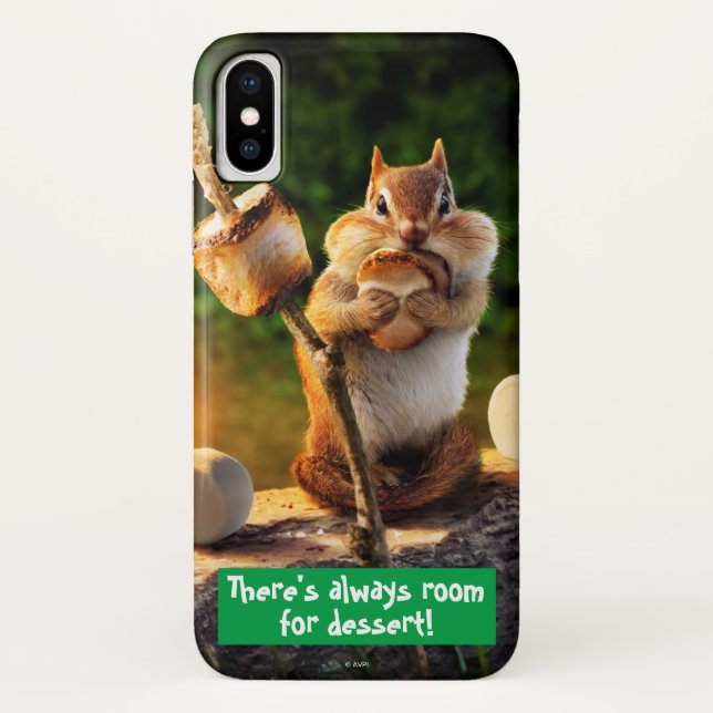Chipmunk Eating Marshmallow Case-Mate iPhone Case (Back)