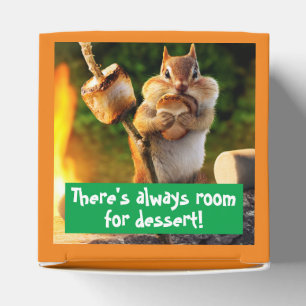 Chipmunk Eating Marshmallow Favour Box