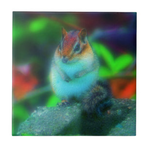 Chipmunk Fantasy Animal Tile