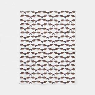 Chipmunk Frenzy Fleece Blanket (choose colour)