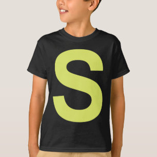 Chipmunk Halloween Carnival Group Costume Letter S T-Shirt