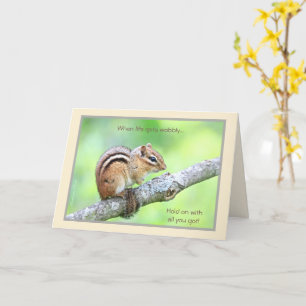 Chipmunk: Hold on with all you got Card
