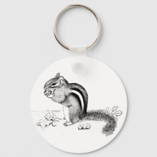 Chipmunk Key Ring