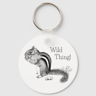 Chipmunk Key Ring
