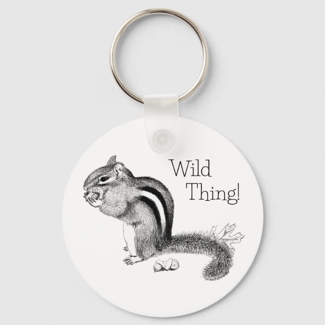 Chipmunk Key Ring (Front)
