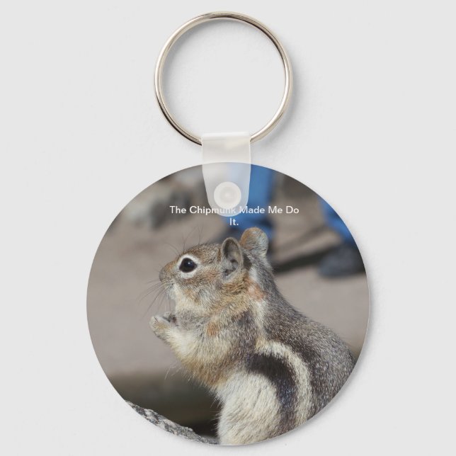 Chipmunk Key Ring (Front)