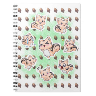 Chipmunk look notebook