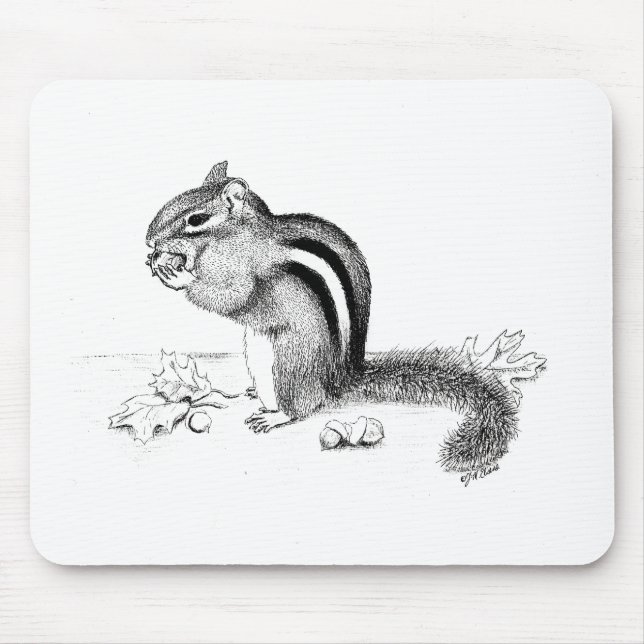 Chipmunk Mouse Mat (Front)