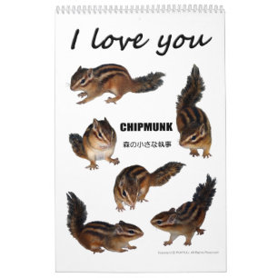 Chipmunk photo　(4) calendar