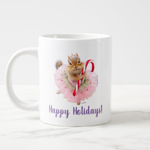 Chipmunk Plum Fairy Large Coffee Mug