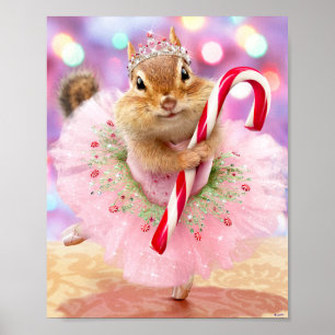Chipmunk Plum Fairy Poster