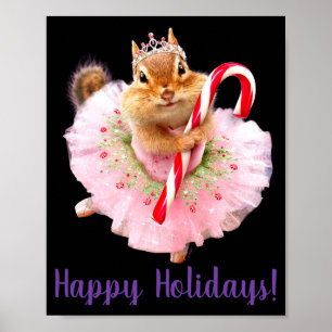 Chipmunk Plum Fairy  Poster