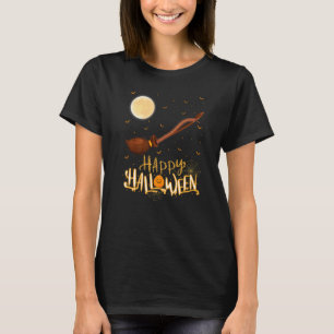 Chipmunk Ride Witch Shotgun Chipmunk Halloween T-Shirt