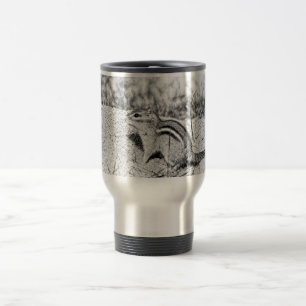 Chipmunk Sketch Travel Mug
