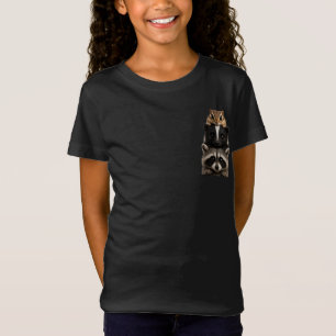 Chipmunk, Skunk & Racoon Stack Design T-Shirt