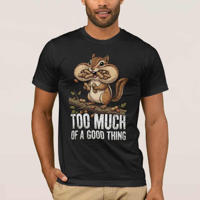 Chipmunk Snack Attack T-Shirt (Front)
